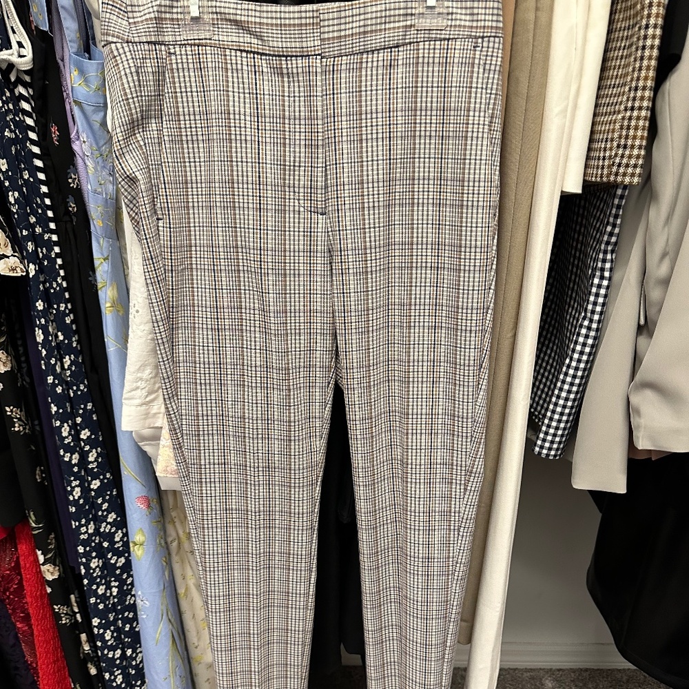Zara plaid ankle length pants